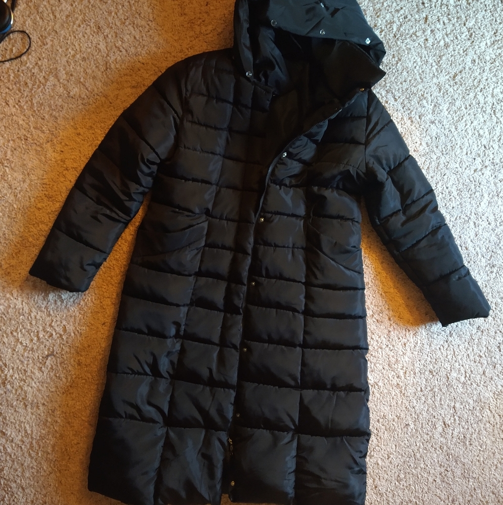 Black winter coat